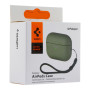 Чехол Spigen Leather Armor для Airpods Pro 2, Pitch Green