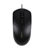 Дротова USB миша TWolf V13 DPI 1000, Black