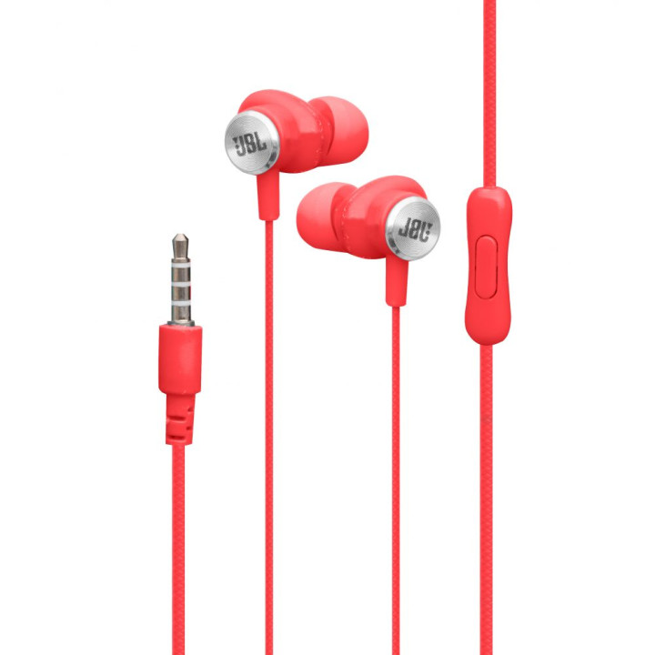 Навушники-гарнітура JBL ME-A30 jack 3,5мм 1.2m, Red