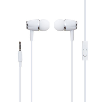 Навушники-гарнітура XO S26 jack 3,5мм 1.2m, White