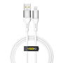 Data - кабель YOKI SOLID YK-SO15 USB to Lightning 1.2m, White