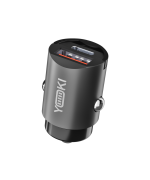 Автомобільний зарядний пристрій Yoki YK-ICC30ACT IronMini Type-C PD30W / USB QC3.0, Black