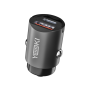 Автомобильное зарядное устройство Yoki YK-ICC30ACT IronMini Type-C PD30W / USB QC3.0, Black