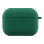 Чохол - футляр Silicone Case with microfibra для Airpods Pro 3, Atrovirens
