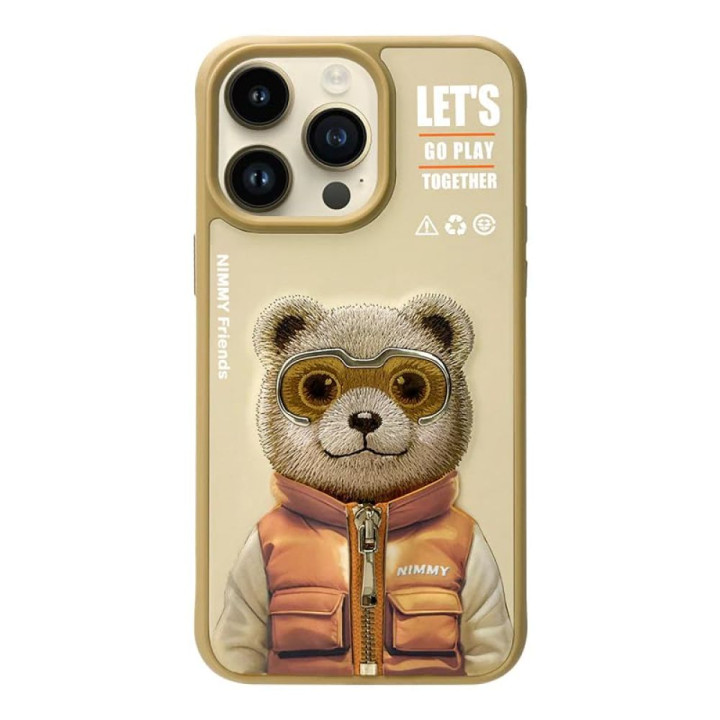 Чохол накладка TPU + PC Nimmy 3D with Matal Buttons для iPhone 15