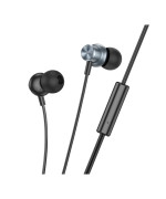 Вакуумные проводные наушники Hoco M110 1.2м, Dark gray