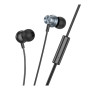 Вакуумные проводные наушники Hoco M110 1.2м, Dark gray