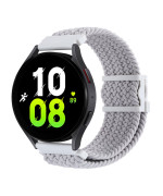 Ремешок Nylon 22mm Elastic Adjustment для Samsung / Amazfit / Huawei, White