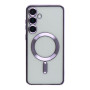 Чохол TPU Metallic Full Camera with Magsafe для Samsung Galaxy S25+ 5G
