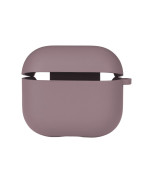 Чохол футляр Silicone Case with microfibra для Airpods 3, Blackcurrant