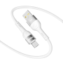 Data - кабель YOKI EXTRA YK-EX11 USB to micro-USB 60W 1.2m, White