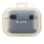 Чохол - футляр Silicone Case with microfibra для Airpods Pro 3, Lavender grey