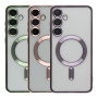 Чохол TPU Metallic Full Camera with Magsafe для Samsung Galaxy S25+ 5G