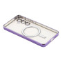 Чохол TPU Metallic Full Camera with Magsafe для Samsung Galaxy S25+ 5G