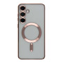 Чохол TPU Metallic Full Camera with Magsafe для Samsung Galaxy S25+ 5G