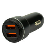Автомобільний зарядний пристрій Borofone BZ17 QC3.0 3A 18W Micro, Black