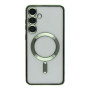 Чохол TPU Metallic Full Camera with Magsafe для Samsung Galaxy S25+ 5G