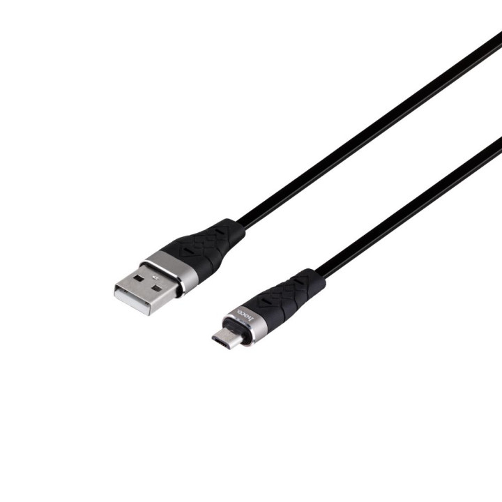 Data кабель USB Hoco X53 Angel Micro, 2.4А, 1м, Black