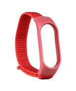 Ремінець Nylon для Xiaomi Mi Band 5 / 6, Burgundy