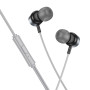 Вакуумные наушники-гарнитура Hoco M122 Power metal universal Type-C, Grey