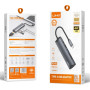 USB Hub LDNIO DS-56H Type-C для HDMI*1 (4K@30hz / USB2.0*1 / SD / TF, Gray