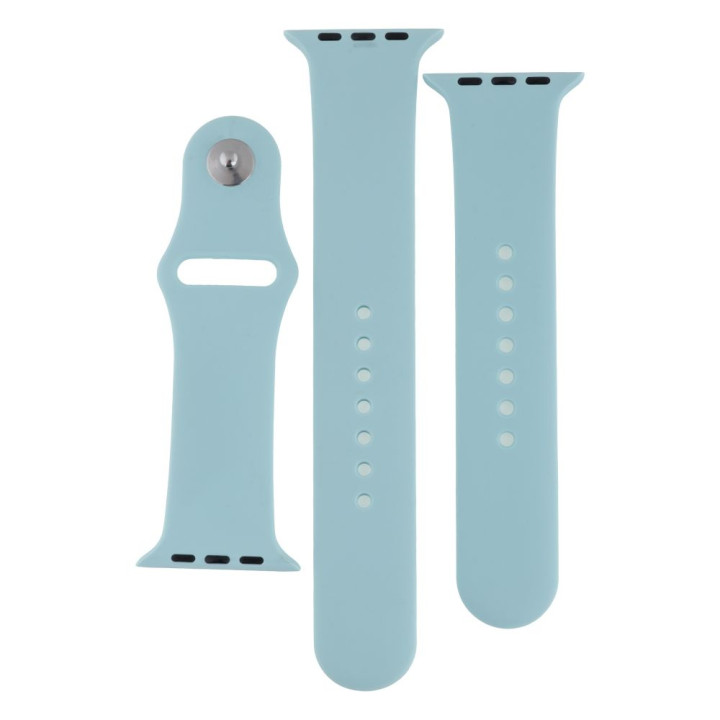 Ремешок Silicone Two-Piece для Apple Watch 42 / 44mm, 64, Light cyan