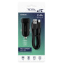 Автомобільний зарядний пристрій Ridea RCC-21212 Grand Type-C 2USB, Black