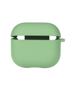 Чехол-футляр для наушников Silicone Case with microfibra для Airpods 4, Spearmint