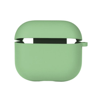 Чохол-футляр для навушників Silicone Case with microfibra для Airpods 4, Spearmint