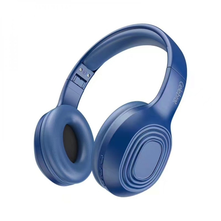 Bluetooth стерео наушники-гарнитура Celebrat A28, Blue