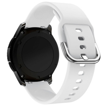 Ремешок Silicone 20mm Original Design для Samsung / Amazfit / Huawei, White