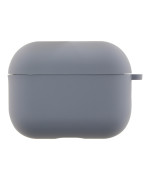 Чохол - футляр Silicone Case with microfibra для Airpods Pro 3, Lavender grey
