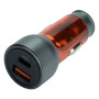 Автомобільний зарядний пристрій Hoco NZ8 Sprinter Type-C PD 25W / USB QC3.0 43W Type-C to Type-C, Orange