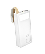 Портативная батарея Power Bank Ridea RP-D20L / Phoenix20 / PD / QC 3.0 20W digital display с фонариком 20000 mAh, White