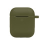 Чехол Silicone Case with hook для Airpods 1 / 2, Army green