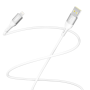 Data - кабель YOKI SOLID YK-SO15 USB to Lightning 1.2m, White