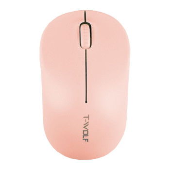 Беспроводная Wireless Мышь TWolf Q4 2.4G, Pink