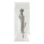 Металлический брелок M249 для ключей, Grey