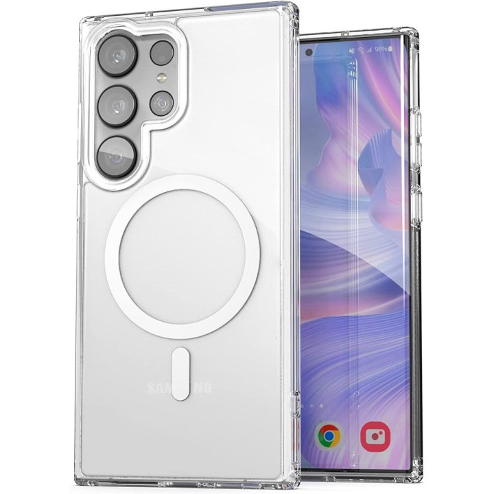 Чехол - накладка Clear Case with MagSafe для Samsung Galaxy S23 FE 5G