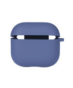Чохол футляр Silicone Case with microfibra для Airpods 3, Royal blue