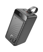 Power Bank Hoco J123D Element 22.5W+PD20W с цифровым дисплеем 90000 mAh, Black