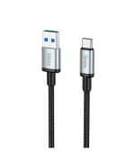 Data - кабель Hoco US10 USB 3.0 3A to Type-C 0.5m, Black