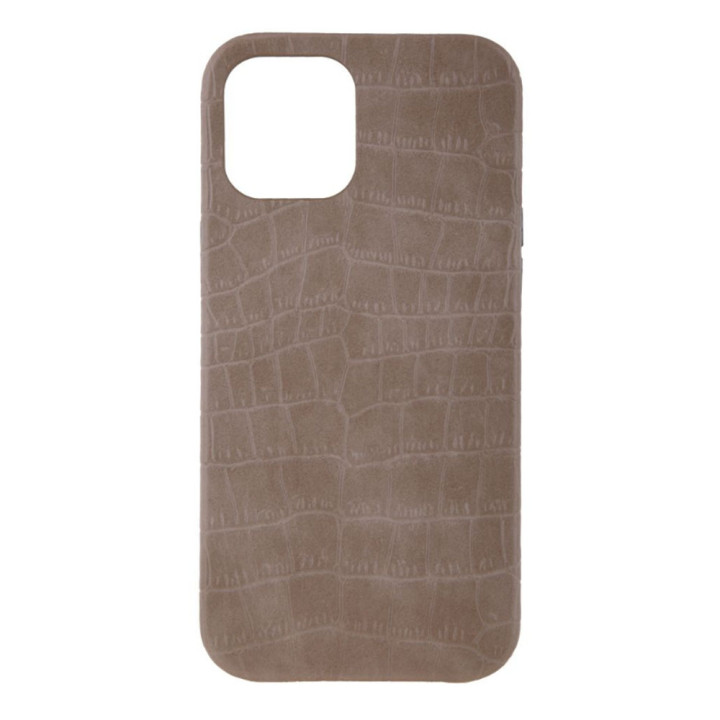Чохол-накладка Leather Croc Case для Apple iPhone 12 Pro Max