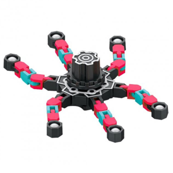 Спінер Fingertip Mechanical Gyroscope with night luminescence, Pink