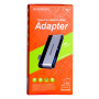Переходник адаптер Borofone DH2 Type-C to HDMI+USB3.0 adapter, Steel-Black