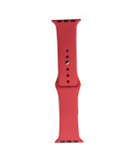 Ремінець Silicone One-Piece Size-S для Apple Watch 38/40mm, 31, China red