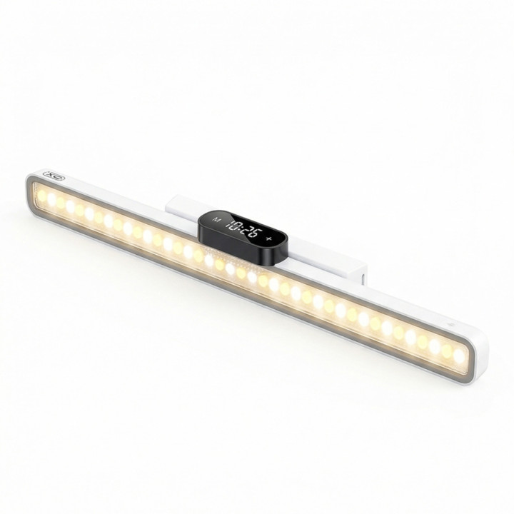 Магнітна лампа XO OZ18 з вбудованим годинником 3.5W 3600mAh, White