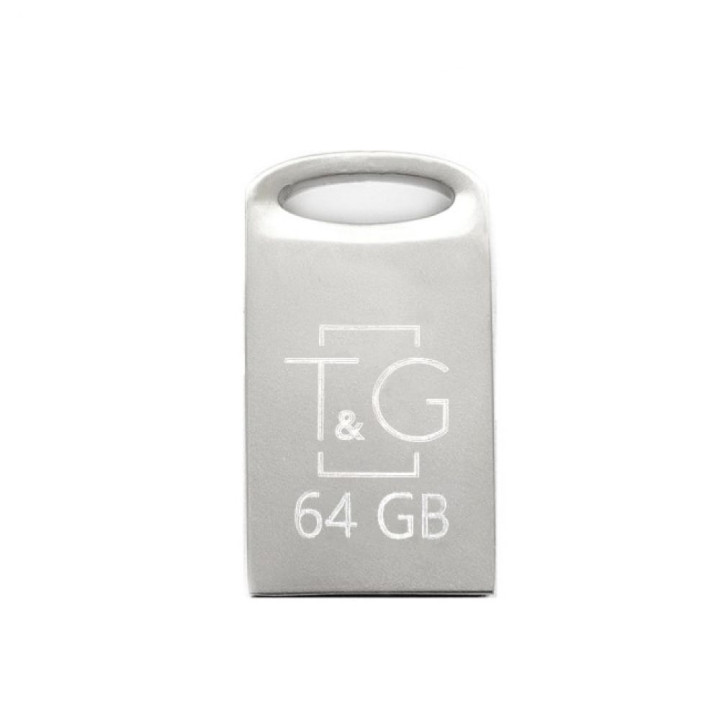 USB флешка Flash Drive T&G Metal 105 64gb, Steel