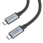 USB кабель Hoco US06 USB3.2 20Gbps 100W 4K 60Hz Type C to Type C, Black