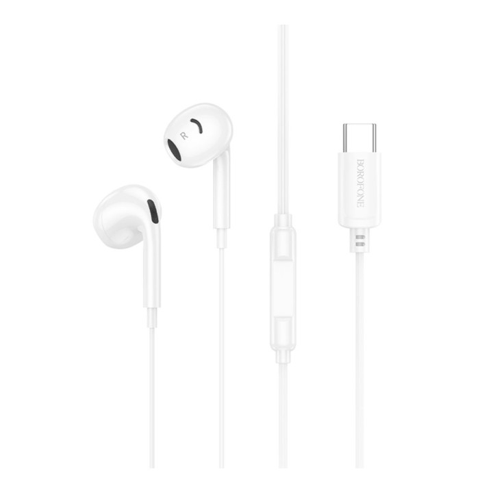 Проводные Наушники Borofone BM96 Type-C 1.2m, White
